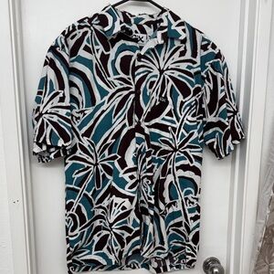 Men's Abstract Patterned Shirt